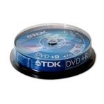 TDK DVD+R 4.7 Gb (16x) Spindle de 10