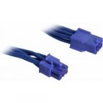 BitFenix 6 Pin PCIe 45cm sleeved blue/blue - BFA-MSC-6PEG45BB-RP