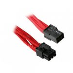 BitFenix 6 Pin PCIe 45cm sleeved red/black - BFA-MSC-6PEG45RK-RP