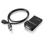 Lenovo USB 3.0 to DVI/VGA Monitor Adapter - 0B47072