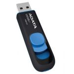ADATA 64GB DashDrive UV128 Black/Blue - AUV128-64G-RBE