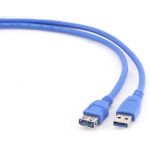 Gembird Cabo Extensão 1,8m Azul USB 3.0 - CCP-USB3-AMAF-6