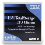 IBM Ultrium LTO-6 (BaFe) etiquetado 2,5TB/6,25TB