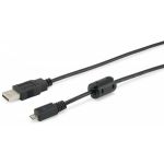 Equip Cabo USB 2.0 A-MicroB M/M de 1.8m Black - 128551