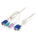 LEVEL ONE KVM CABLE PS2 + USB 1.80 MT - ACC-2101