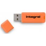 Integral 8GB Neon Orange USB 3.0 - INFD8GBNEONOR