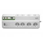 UPS APC Home/Office SurgeArrest 8 outlets with Phone & Coaxial Protection 230V Germany - PMF83VT-GR