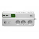 UPS APC Essential SurgeArrest 6 outlets with 5V, 2.4A 2 port USB charger 230V Germany - PM6U-GR