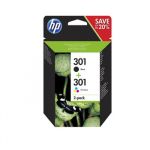 HP 2 Tinteiros Compativeis 301 XL Black 20ml + Cor 18ml
