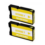 Pack 2 Tinteiros Lexmark 14L0200 Yellow Compativel
