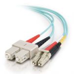 C2G SC-SC 10Gb 50/125 OM3 Duplex Multimode PVC Fiber Optic Cable (LSZH) - Cabo de rede - SC multi-modos (M) - SC multi-modos (M)
