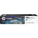 Tinteiro HP 981X High Yield Cyan - L0R09A
