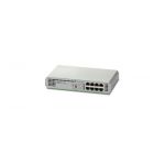 Allied Telesis 8 port 10/100/1000TX unmanaged switch with internal power supply EU Power Adapter - AT-GS910/8-50