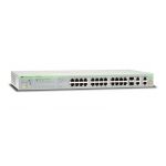 Allied Telesis 24 Port Fast Ethernet PoE WebSmart Switch with 4 uplink ports - AT-FS750/28PS-50
