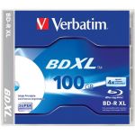 Verbatim BD-R XL (Blu-Ray) 100GB 4X Printable Jewel Case