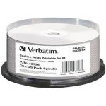 Verbatim Bd-r Blu-ray 25gb 6x Speed Wide Printable Pack 25