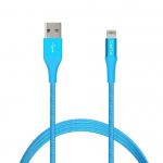 Puro Cabo USB 2.4A 1m Azul - CAPLTFABRIC2LBLUE