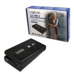 LogiLink Enclosure 3,5" S-ATA HDD USB 2.0 Alu Black - UA0082
