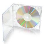 Mediarange Caixa CD 1 Disco Transparente - BOX24