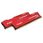 Memória RAM Kingston 16GB HyperX Fury (2x 8GB) DDR4 2400MHz CL15 Red - HX424C15FR2K2/16