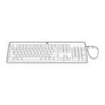 HP USB BFR with PVC Free FR Keyboard/Mouse Kit - 631346-B21