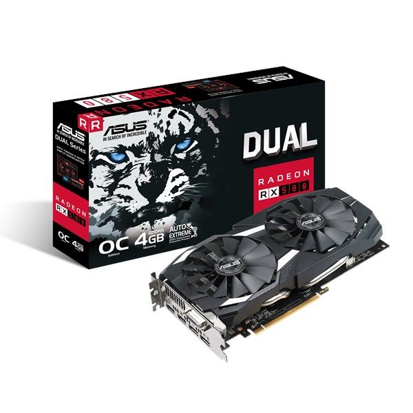 Asus dual rx580 4gb в разборе