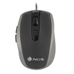 NGS Optical Wired 800/1600 dpi Grey Mouse - TICKSILVER