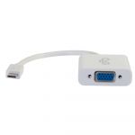 C2G USB 3.1 USB-C To VGA Video Adapter Adaptador de vídeo externo USB 3.1 D-Sub branco - 88844