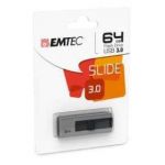 Emtec 64GB B250 Slide USB 3.0 (3.1 Gen 1) Type-A Grey - ECMMD64GB253