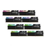 Memória RAM G.Skill 64GB Trident Z RGB (8 x 8GB) DDR4 4000MHz PC4-32000 CL18 - F4-4000C18Q2-64GTZR