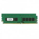 Memória RAM Crucial 8GB DDR4 2400MHz 4GBx2 SR x8 unbuffer - CT2K4G4DFS824A
