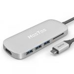 HooToo HT-UC001 Shuttle USB 3.1 Type-C Hub HDMI - SD Card Reader - 3x USB 3.0