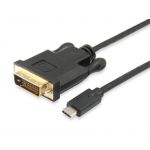 Equip Adaptador USB Type C / DVI-D Dual Link M/M, 1.8m - 133468