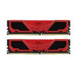 Memória RAM Team Group 8GB (2 x 4GB) DDR4 2666MHz Elite Plus Black/Red - M298G323K300