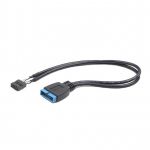 Gembird Cabo Adaptador USB3.0 Board p/ USB2.0 Frontal - CC-U3U2-01