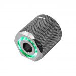 Nanoxia CoolForce LED Fitting 16/13 Green Nickel Rosca Exterior LED