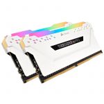 Memória RAM Corsair 16GB Vengeance RGB Pro 2x 8GB DDR4 2666MHz PC4-21300 CL16 White - CMW16GX4M2A2666C16W
