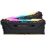 Memória RAM Corsair 16GB Vengeance RGB Pro 2x 8GB DDR4 3200MHz CL16 Black - CMW16GX4M2C3200C16