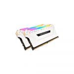 Memória RAM Corsair 16GB Vengeance RGB Pro 2x 8GB DDR4 3200MHz CL16 White - CMW16GX4M2C3200C16W