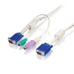 Level One KVM cable PS/2 + USB 5,00m - ACC-2103