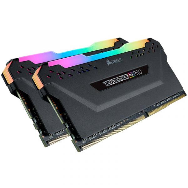 Corsair 16GB Vengeance RGB Pro 2x 8GB DDR4 3600MHz CL18 Black - CMW16GX4M2C3600C18 - Compara preços