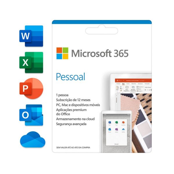 Microsoft Office 365 Pessoal PC & Mac 1 Ano | Kuantokusta