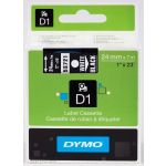 Dymo D1-Fita / Tape S0721010 | 24 mm X 7 M, Branco On Black - S0721010