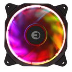 Eurotech Fan Rainbow Rgb Ring led 120MM Ficha 3PIN+4PIN White - FXR10-120A3P4S