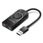 Placa de Som USB OEM 7.1 Virtual Control - MULSOMSC04