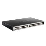 D-Link Switch 48X10/100/1000BASE-T L3 Stack Managed 2X10GBASE-T Ports + 4XSFP+ - DGS-3130-54TS/SI