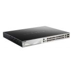 D-Link Switch 24X10/100/1000BASE-T Poe 370W L3 Stack Managed 2X 10GB-T + 4X Sfp+ - DGS-3130-30PS/SI