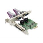 Conceptronic Placa PCI-E 1x Paralela + 2x Serie