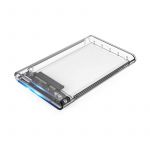 Coolbox Caixa Externa Slim Transparente Discos 2.5" Sata e SSD - COO-SCT-2533