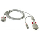 Lindy Combined KVM cable, 3m